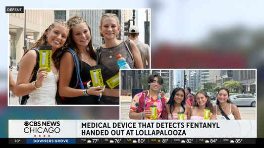 Lollapalooza festivalgoers handed new device to detect fentanyl in drugs